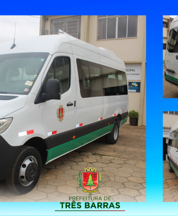 Novo veículo Van é incorporado à frota da Saúde municipal de Três Barras