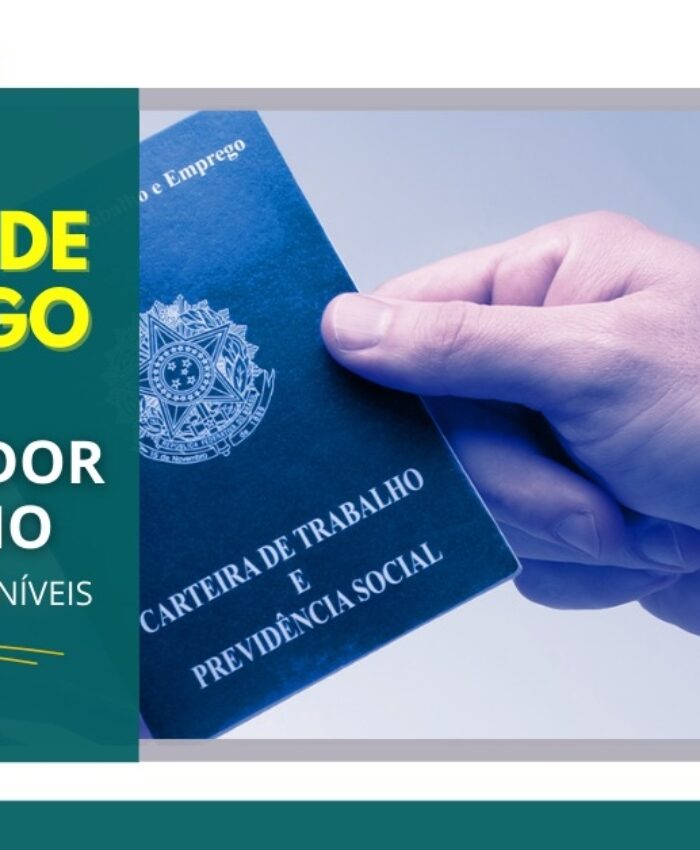 O posto do SINE de Três Barras informa que está intermediando a contratação de profissionais para a seguinte vaga: