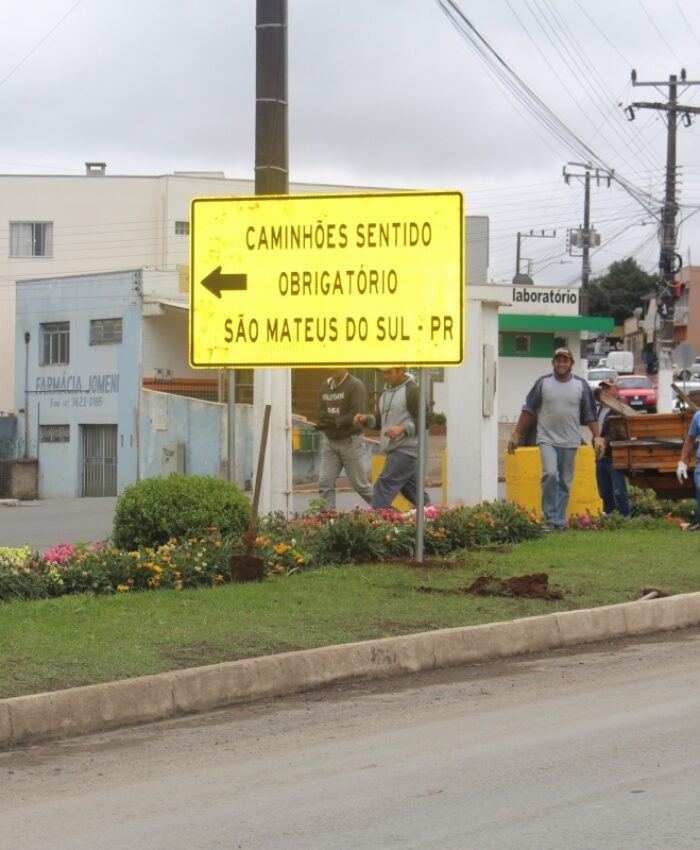 OBRAS NO DESVIO RODOVIÁRIO DE TRÊS BARRAS CAUSAM MUDANÇAS E ALTERAÇÕES NO TRÂNSITO DA CIDADE