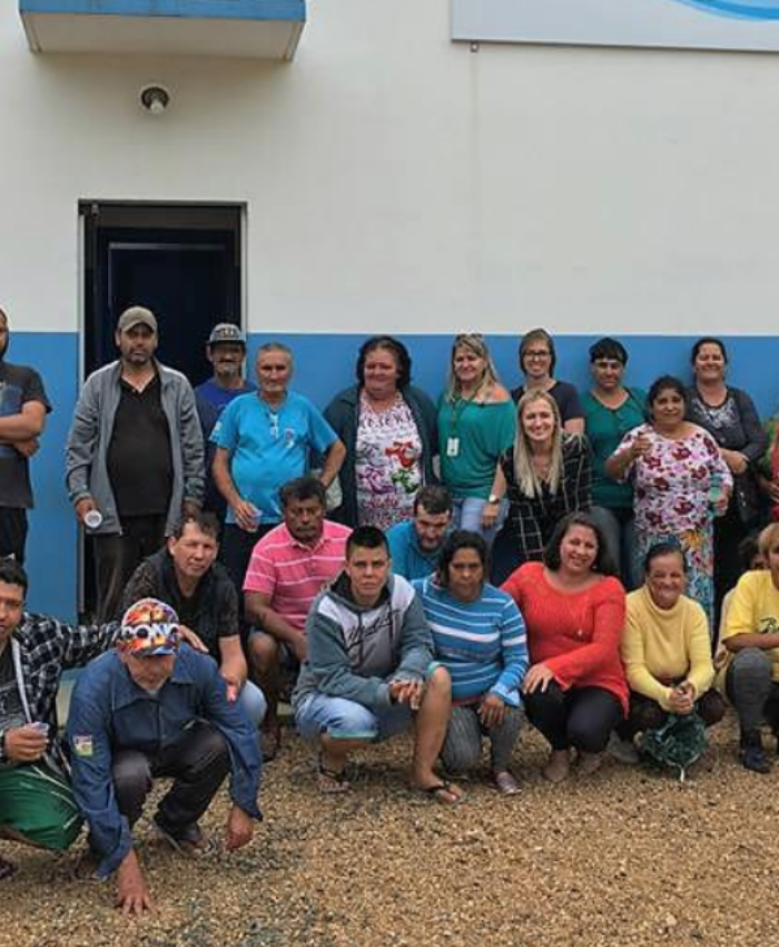 Pacientes do Caps Viva Bem participam de visita guiada à ETA do Samasa