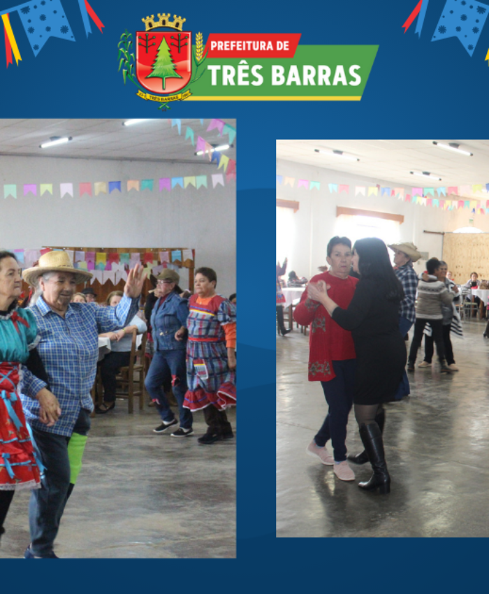 Participantes dos Clubes de Mães e dos Grupos da Melhor Idade marcam presença em Arraiá