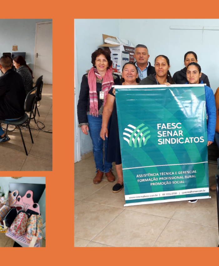 Pessoas assistidas pelo PAIF, em Três Barras, participam de curso de costura criativa