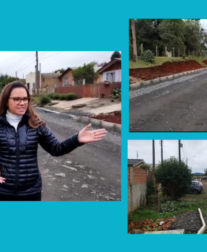 Prefeita Ana Claudia vistoria obras de pavimentação asfáltica e anuncia novos investimentos para o bairro Bom Jesus