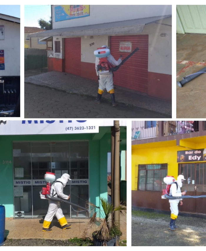 Prefeitura adquire atomizadores costais para a desinfecção de espaços públicos e privados em Três Barras