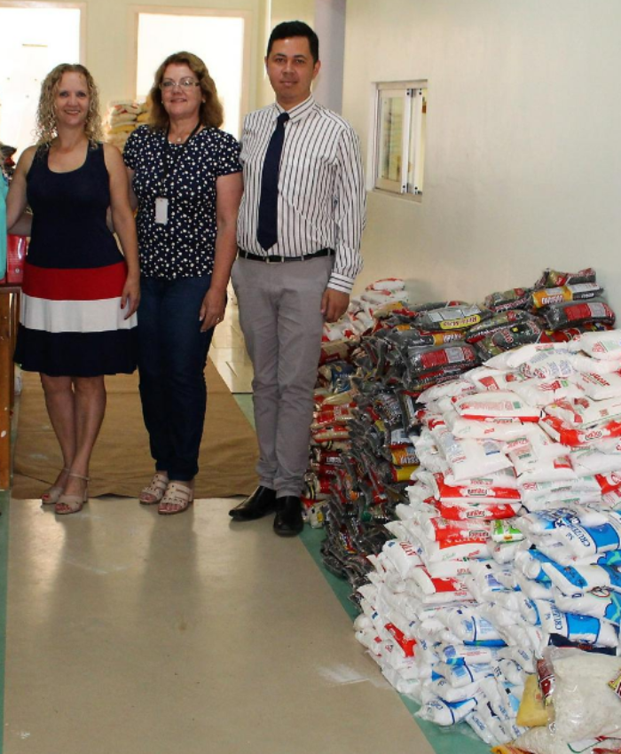 Prefeitura faz a entrega de 3.547 unidades de alimentos arrecadadas durante a Expo Três Barras