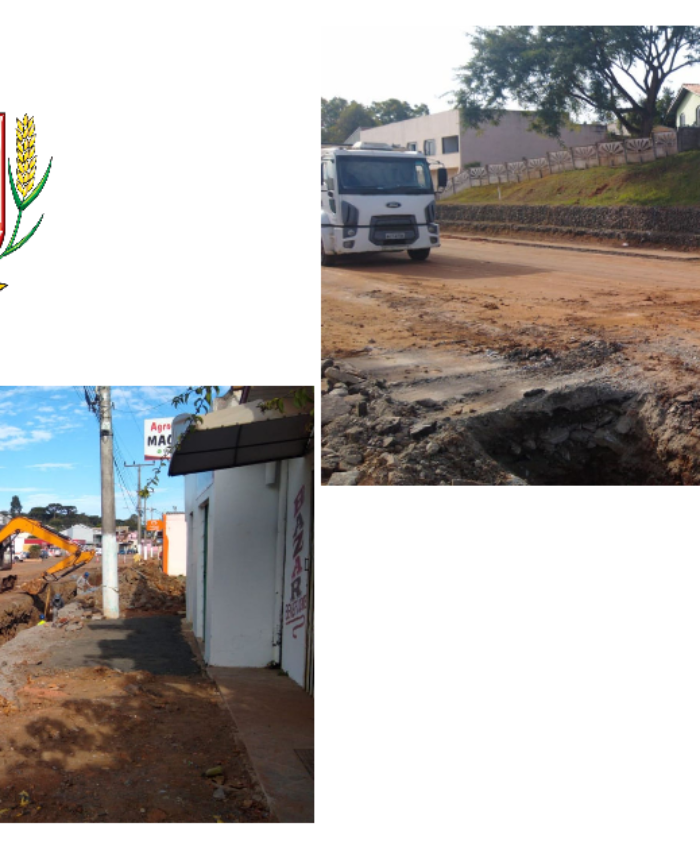 Prefeitura orienta transeuntes a não acessarem local das obras na Avenida Rigesa