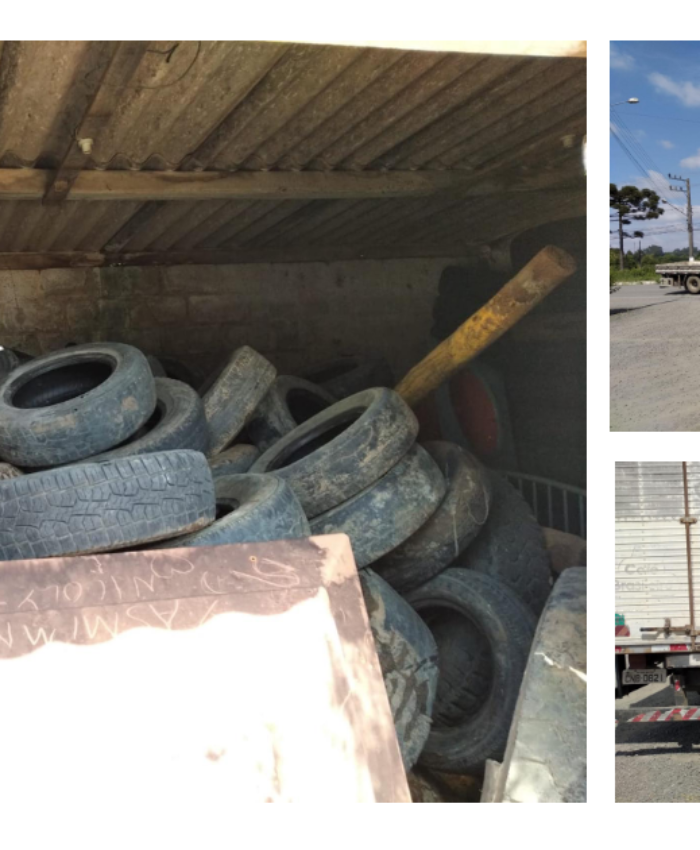 Prefeitura realiza coleta de 150 pneus em desuso no distrito de São Cristóvão
