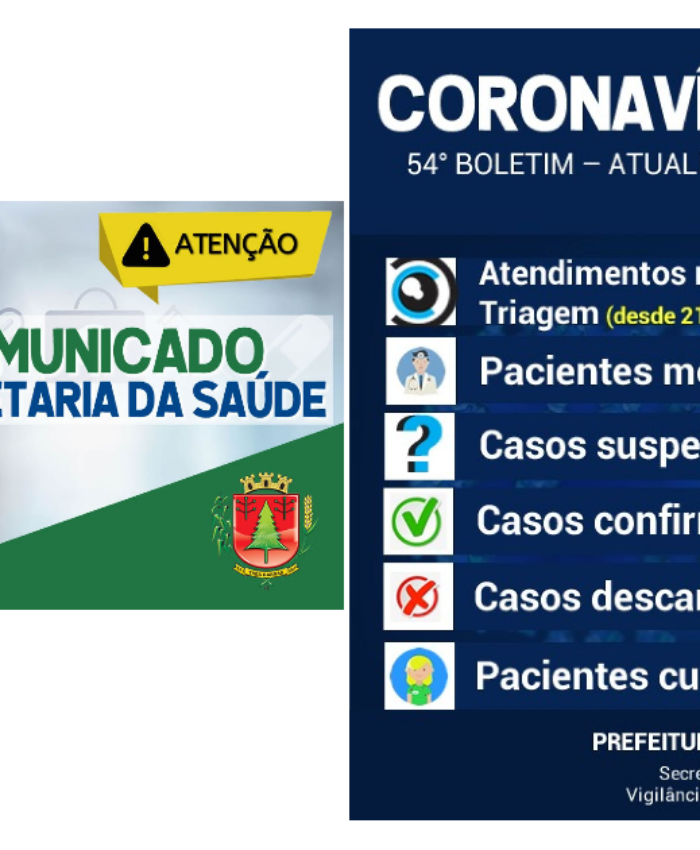 Prefeitura Três Barras registra quatro novos casos de covid-19 no município