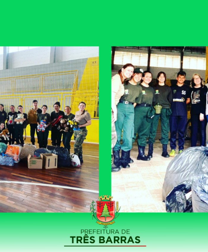 PROA: gincana arrecada mais de 2 mil donativos às famílias necessitadas de Três Barras
