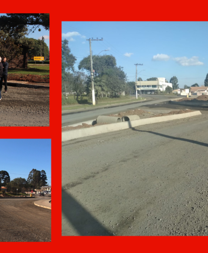 Problemas verificados no projeto e execução motivam paralisação de obras na rotatória central