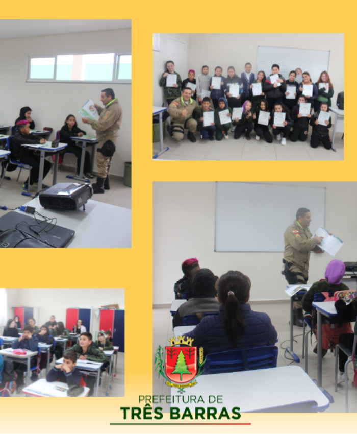 PROERD inicia novas turmas nas redes municipal, estadual e particular de ensino de Três Barras
