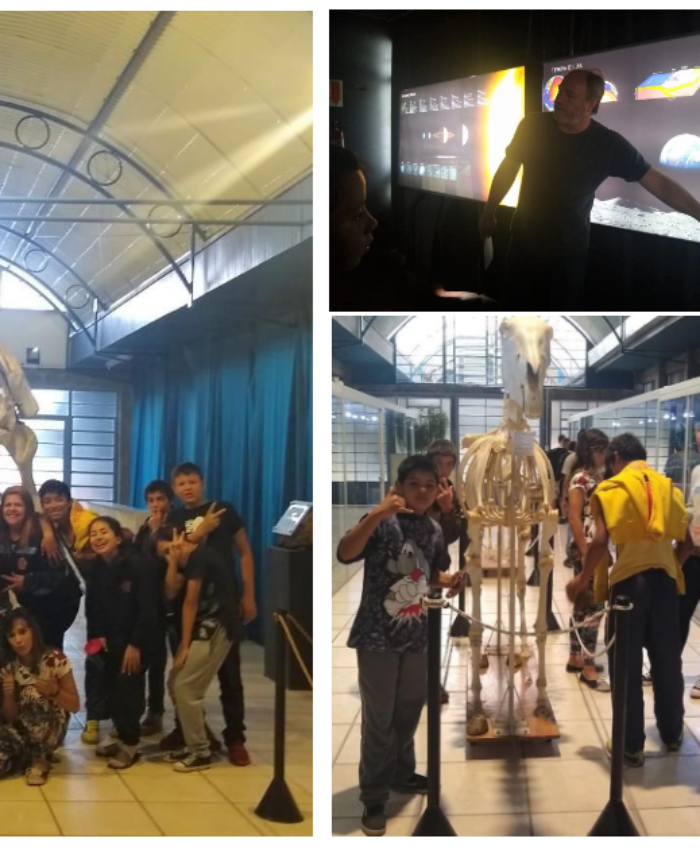 Professoras e jovens do Serviço de Convivência visitam Centro Paleontológico