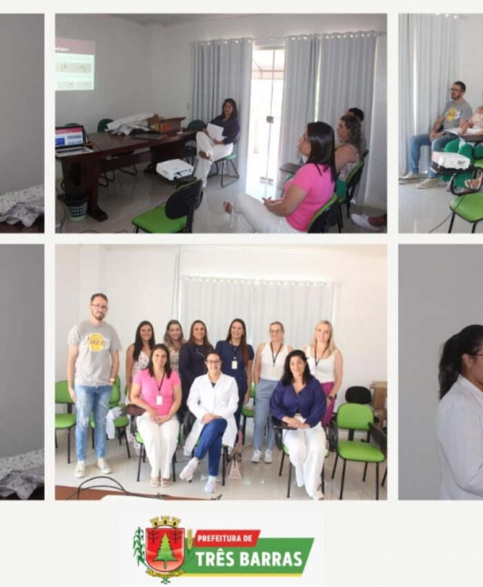PROFISSIONAIS DA ENFERMAGEM PARTICIPAM DE PALESTRA INFORMATIVA SOBRE PREVENTIVO HUMANIZADO, EM TRÊS BARRAS