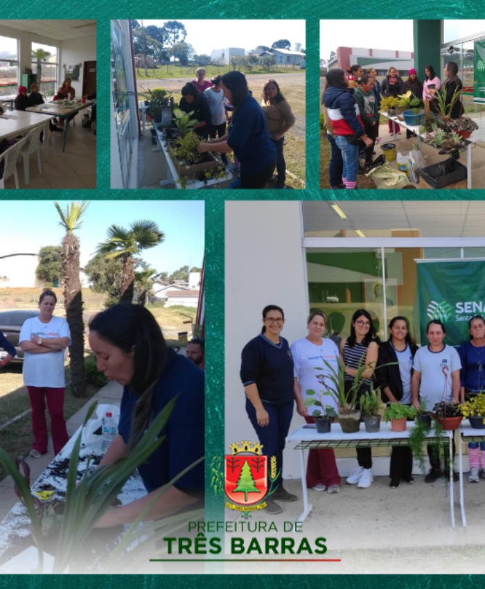 Profissionais de jardinagem participam de curso sobre Floricultura