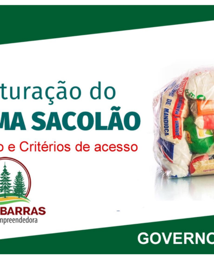 Programa Sacolão: recadastramento dos beneficiários termina nesta sexta-feira