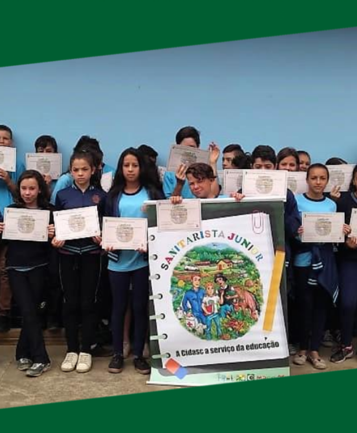 Programa Sanitarista Júnior forma mais 30 alunos de escola municipal do interior