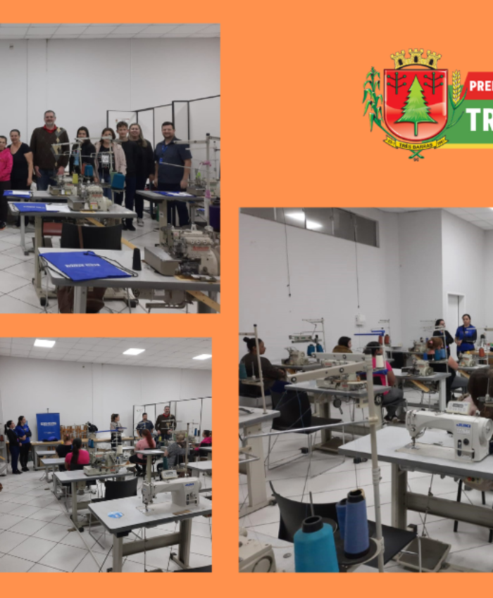 Qualificação: Prefeitura e Senai/SC iniciam nova turma do curso de Corte e Costura em Três Barras