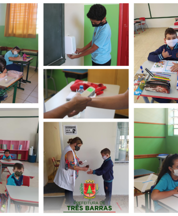 Quase 1,8 mil alunos voltam às aulas nas escolas municipais de Três Barras