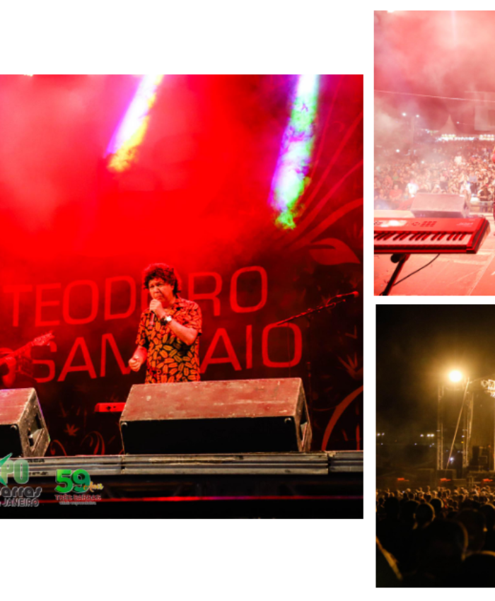 Repertório musical de Teodoro e Sampaio agrada o público na segunda noite da Expo Três Barras