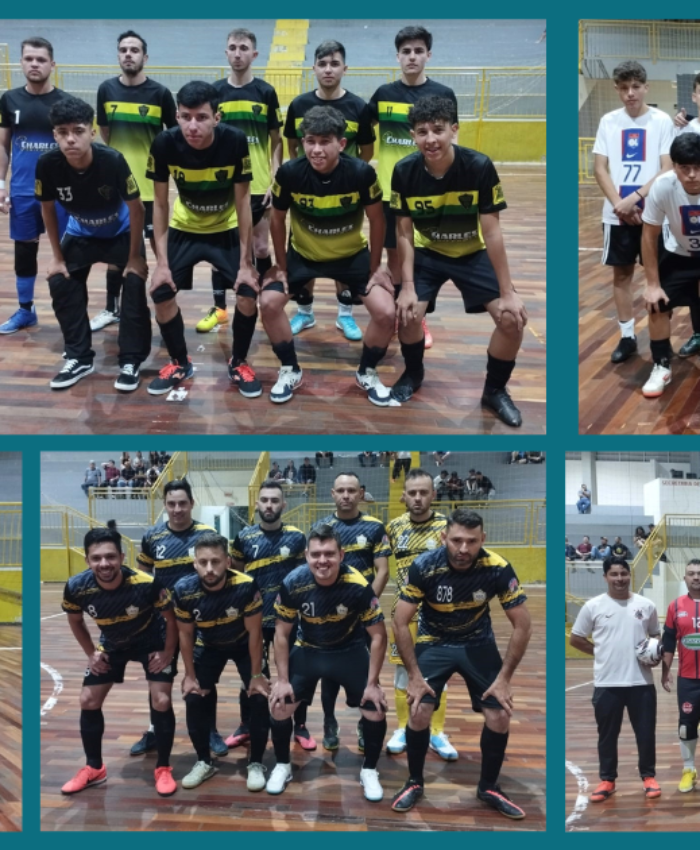 Resultados da primeira rodada da categoria Livre Masculino do Campeonato Municipal de Futsal