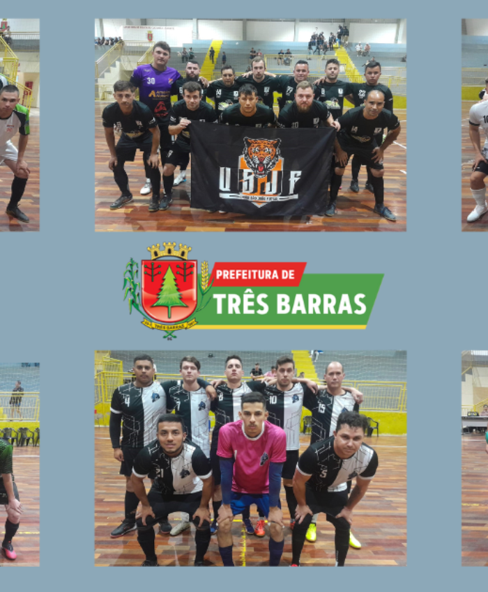 Resultados da segunda rodada da categoria Livre Masculino do Municipal de Futsal