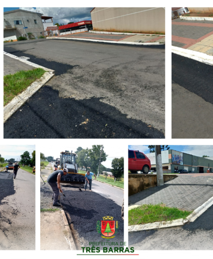 Ruas da sede do município e do Km 06 recebem operação tapa buracos