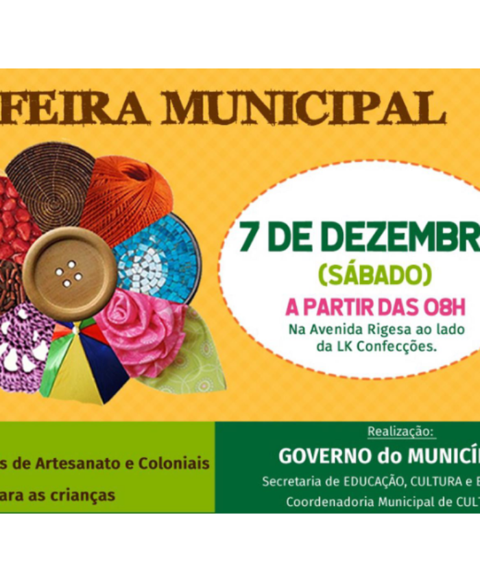 Sábado tem mais uma edição da Feira Municipal em Três Barras