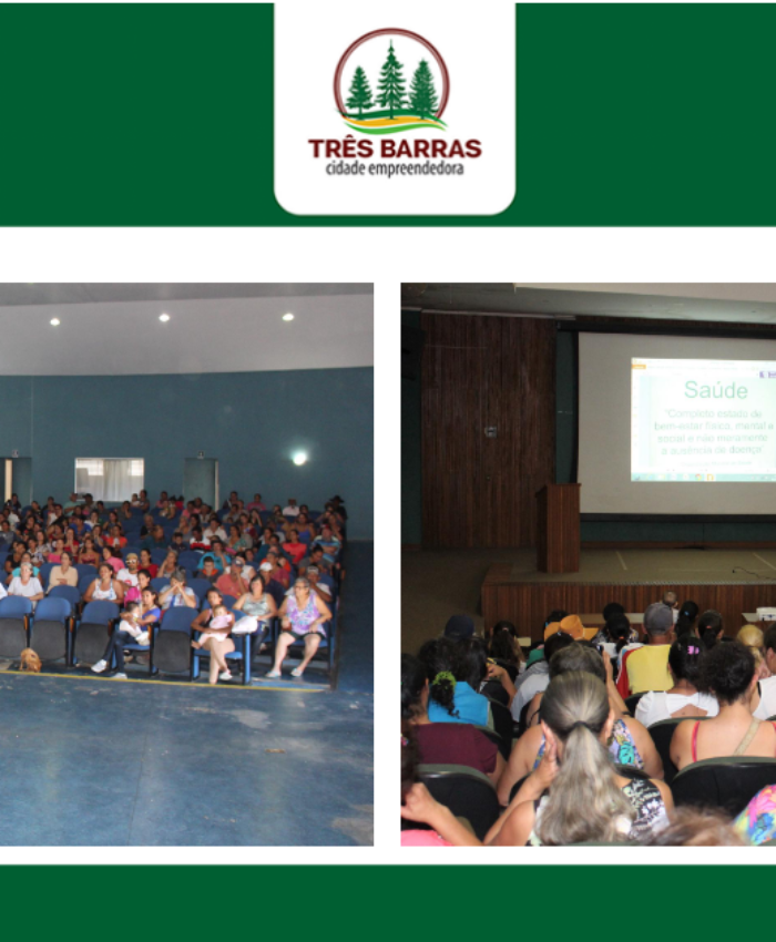 Saúde da Mulher pauta palestras com beneficiários de programas sociais e pessoas interessadas