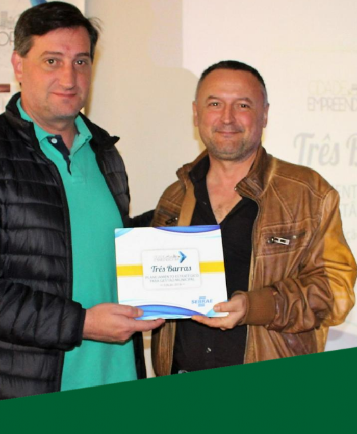 Sebrae/SC oficializa entrega do PEGEM à prefeitura de Três Barras
