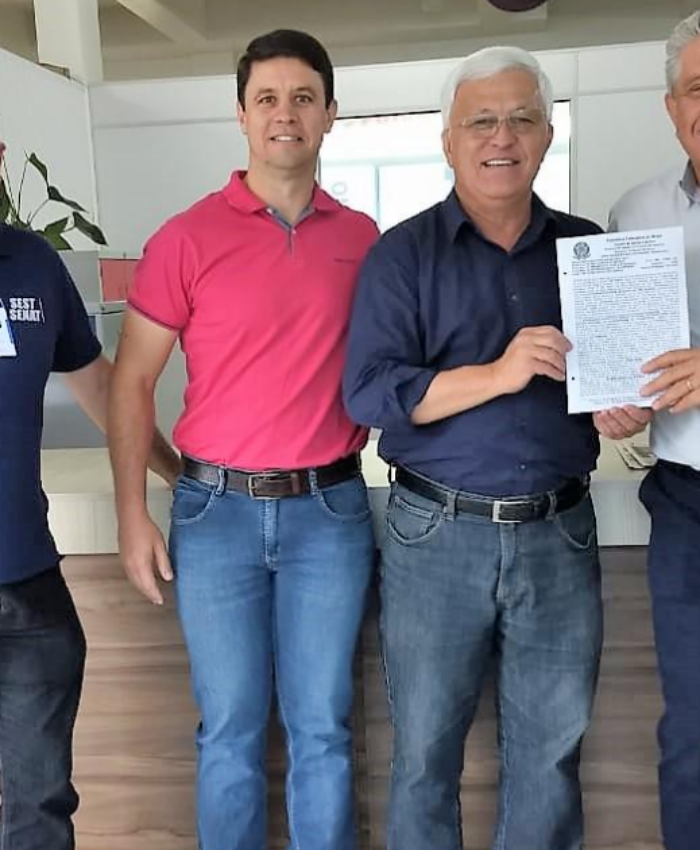 Shimoguiri assina escritura de doação de área para construção da nova sede do Sest/Senat