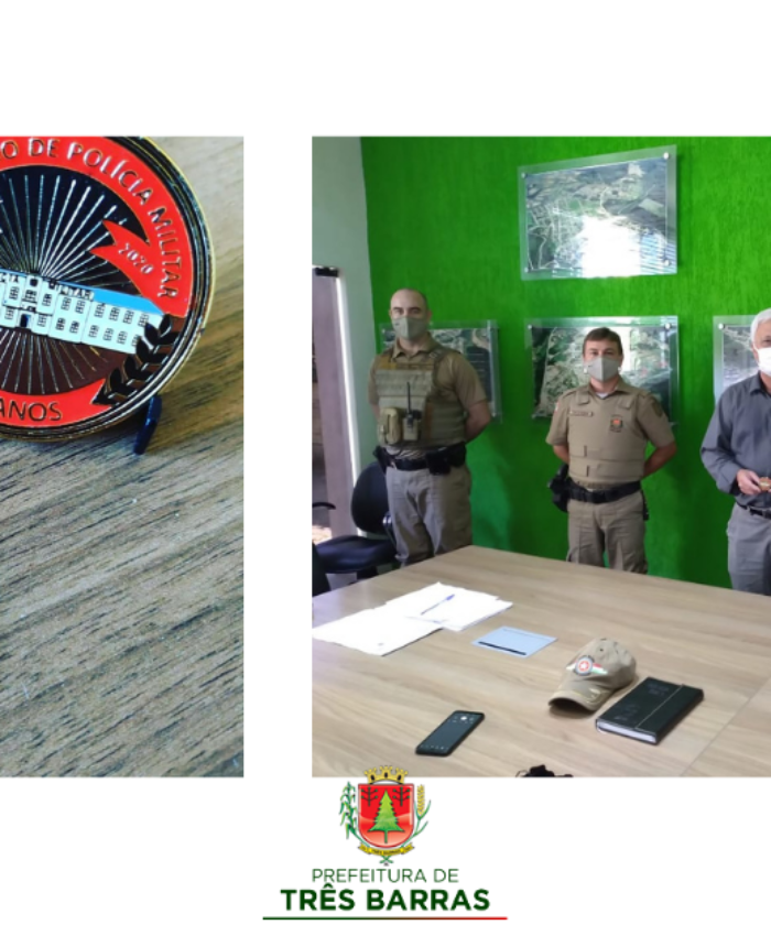 Shimoguiri recebe moeda comemorativa pelos 60 anos do 3° BPM