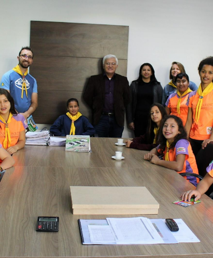Shimoguiri recebe visita de integrantes do Clube dos Desbravadores Vanguarda