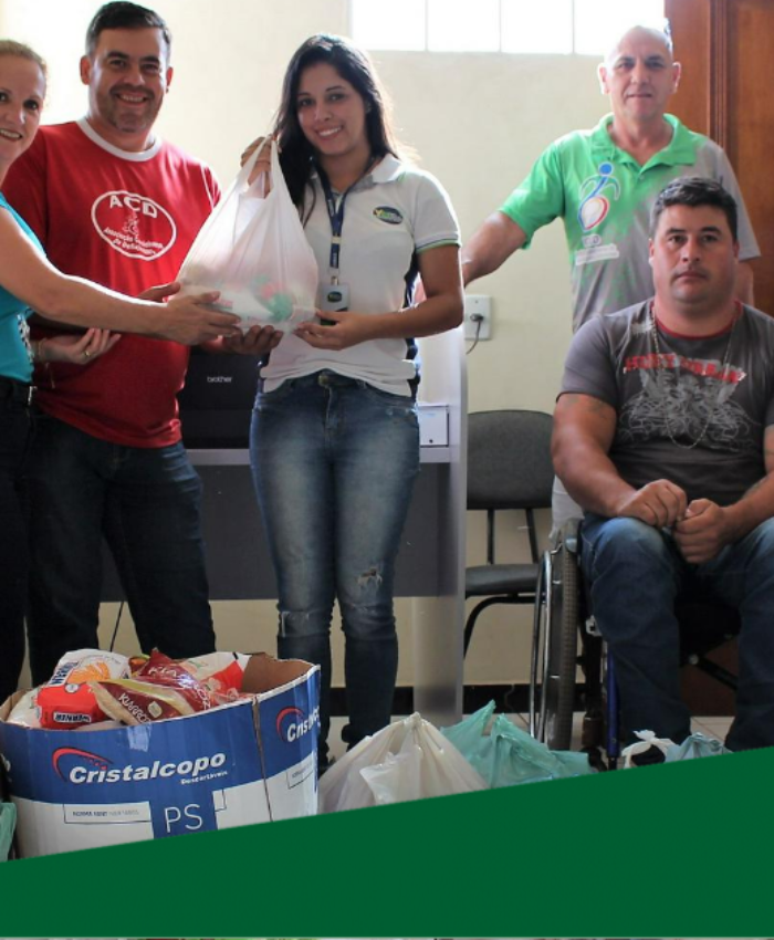 Solidariedade: ação garante 100 quilos de alimentos não perecíveis à ACD