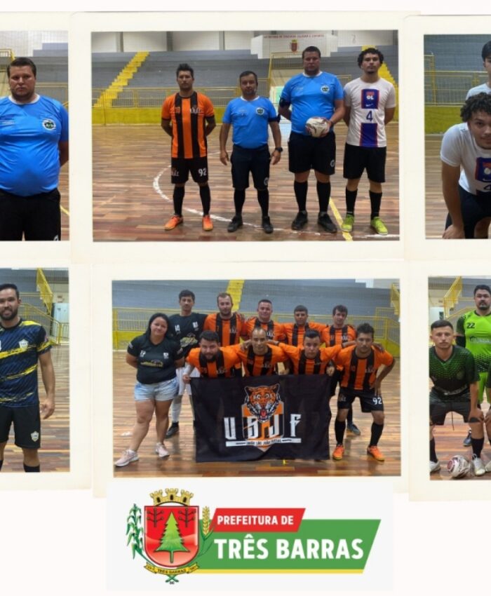 TRES BARRAS: CONFIRA OS RESULTADOS DA NONA RODADA DA CATEGORIA LIVRE MASCULINO DO CAMPEONATO MUNICIPAL DE FUTSAL