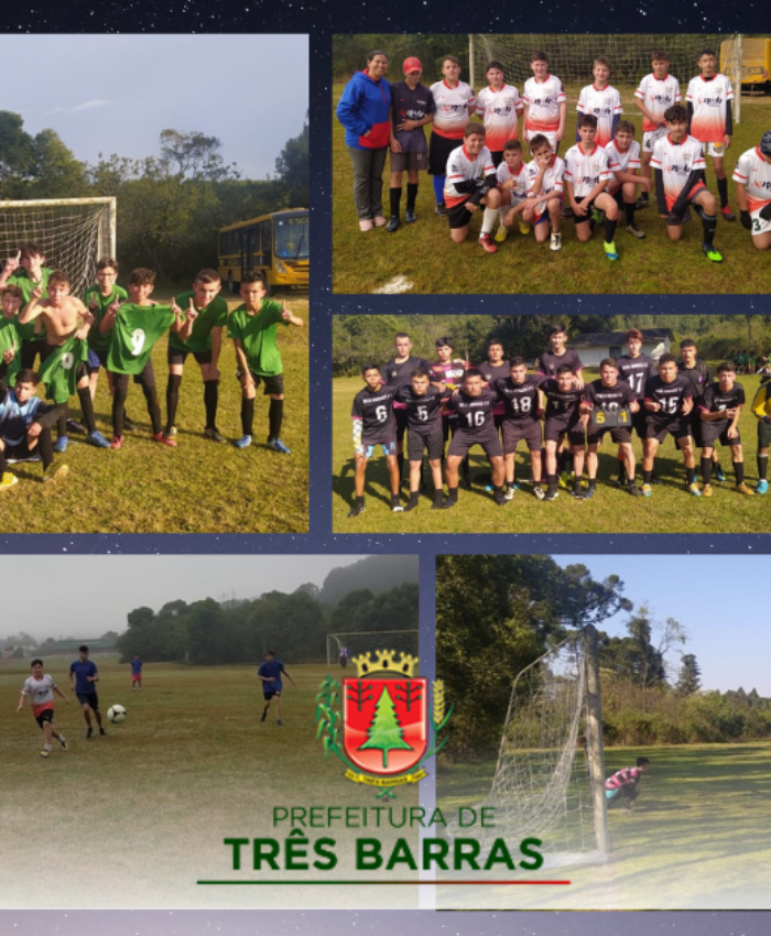 Três Barras define escolas classificadas para a fase microrregional do Moleque Bom de Bola