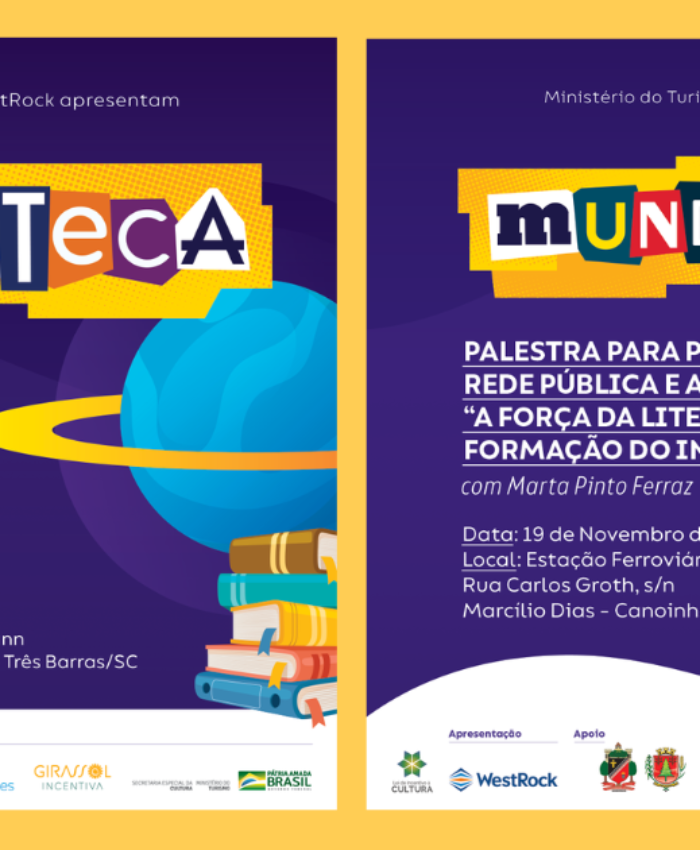 Três Barras será uma das cidades beneficiadas com o Projeto Mundoteca