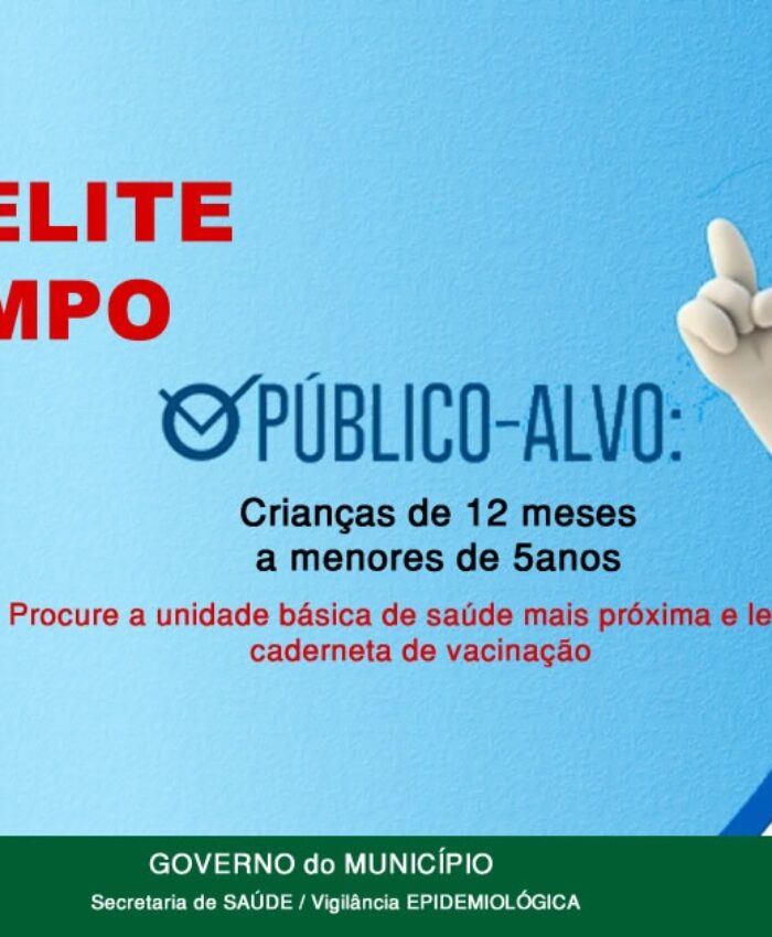 Três Barras: sinal verde para a campanha de vacinação contra a Poliomielite e Sarampo