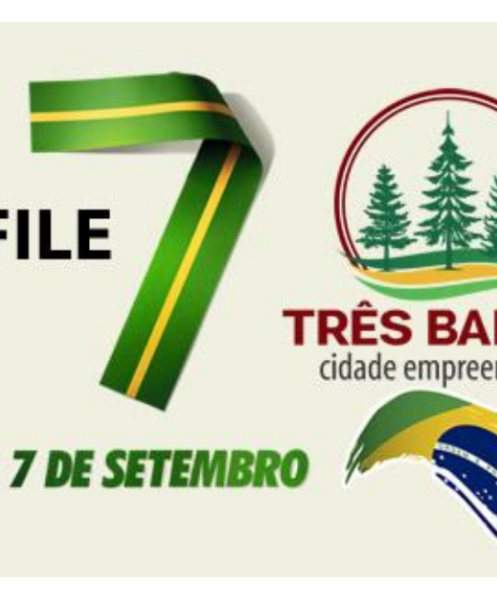 Três Barras terá desfiles cívicos pela manhã e à tarde no dia 07 de setembro