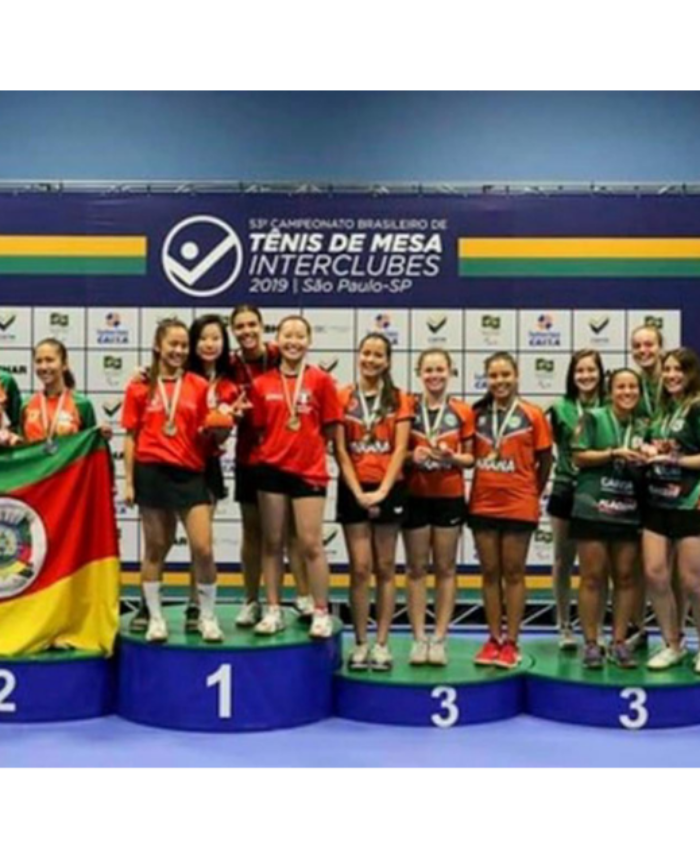 Tresbarrense é medalha de bronze no Campeonato Brasileiro de Seleções Estaduais de Tênis de Mesa