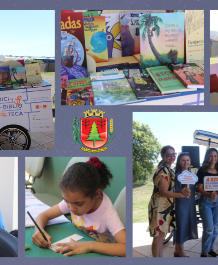 Troca de livros usados por novos é realidade com a chegada da BiciBiblioteca a Três Barras