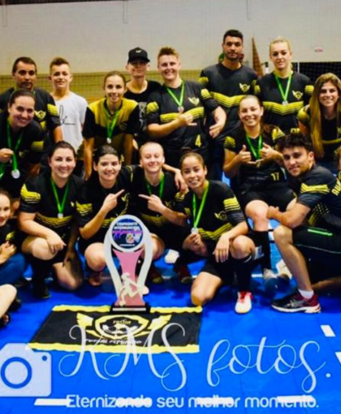 Tróia é vice-campeã do Intermunicipal de Futsal Feminino de Canoinhas