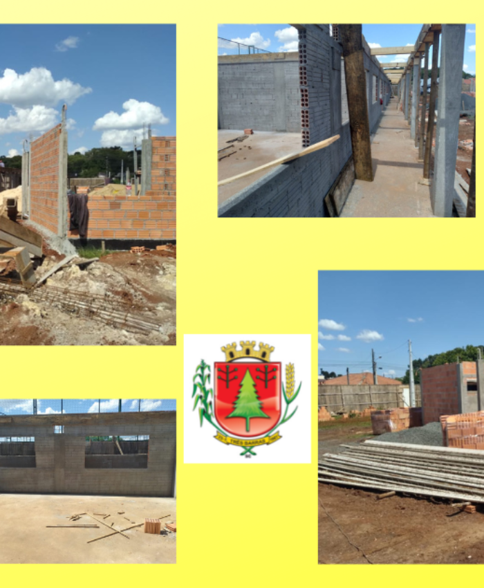 Unidade escolar está sendo construída no Distrito de São Cristóvão