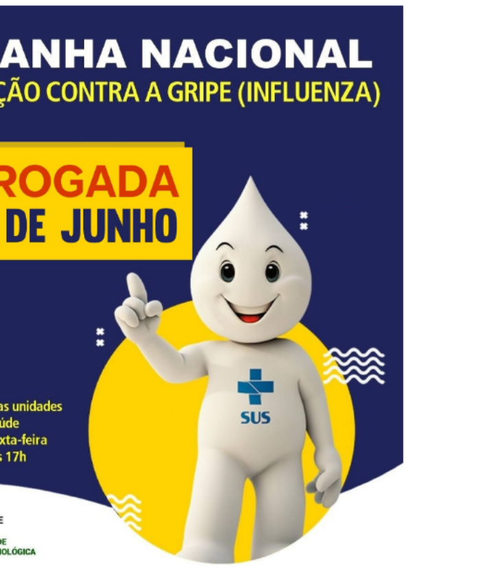 Vacinação contra a gripe (Influenza) é prorrogada até o final de junho