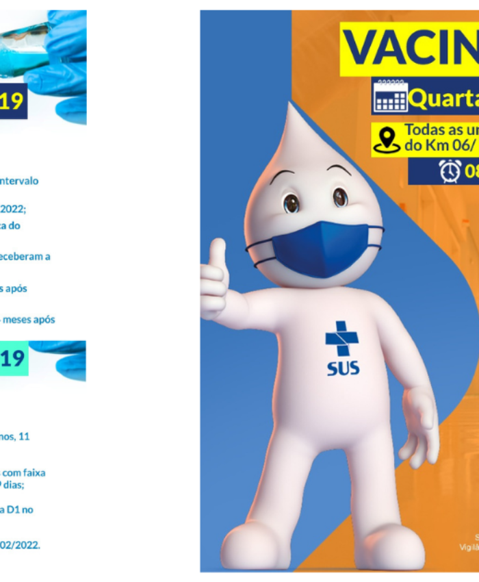 Vacinação: unidades de saúde de Três Barras ficarão abertas até às 20h nesta quarta-feira